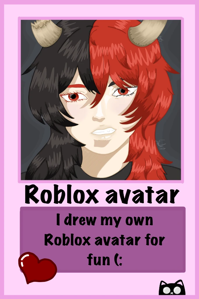 Roblox avatar — I drew my own Roblox avatar for fun
